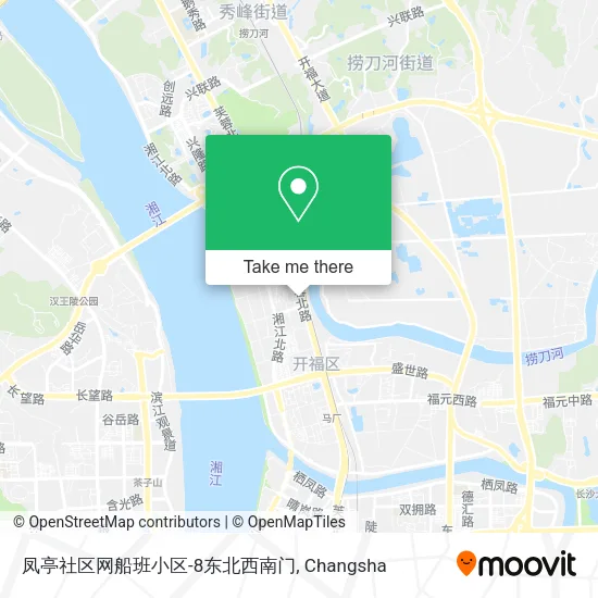 凤亭社区网船班小区-8东北西南门 map