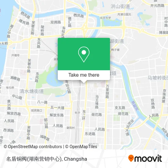 名盾铜阀(湖南营销中心) map