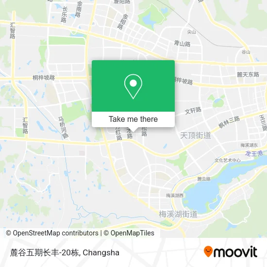 麓谷五期长丰-20栋 map