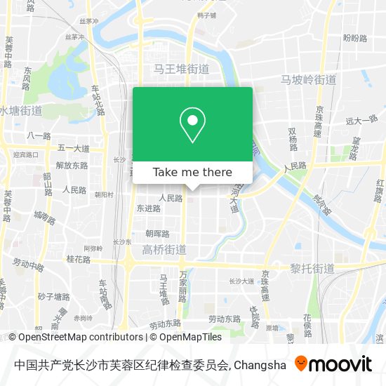 中国共产党长沙市芙蓉区纪律检查委员会 map