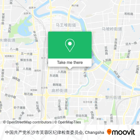 中国共产党长沙市芙蓉区纪律检查委员会 map