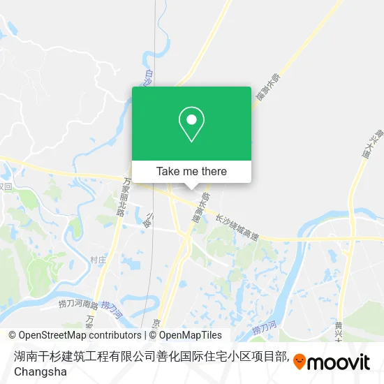 湖南干杉建筑工程有限公司善化国际住宅小区项目部 map