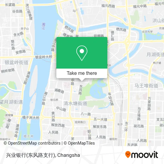兴业银行(东风路支行) map