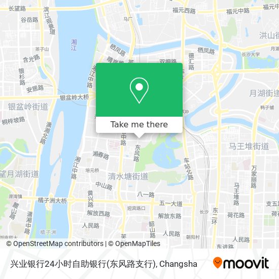 兴业银行24小时自助银行(东风路支行) map