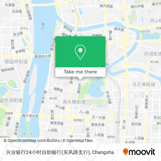 兴业银行24小时自助银行(东风路支行) map