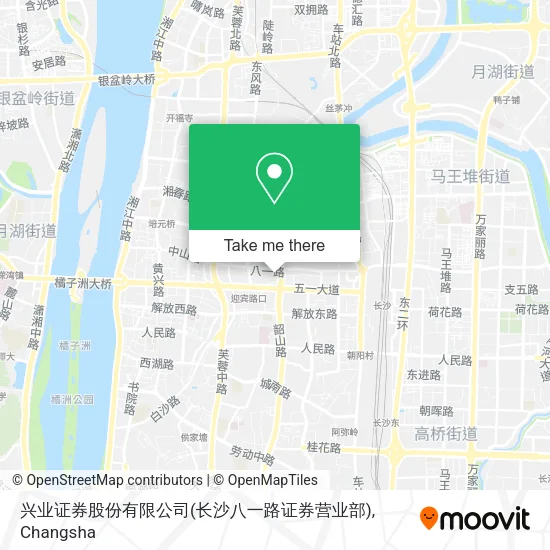 兴业证券股份有限公司(长沙八一路证券营业部) map
