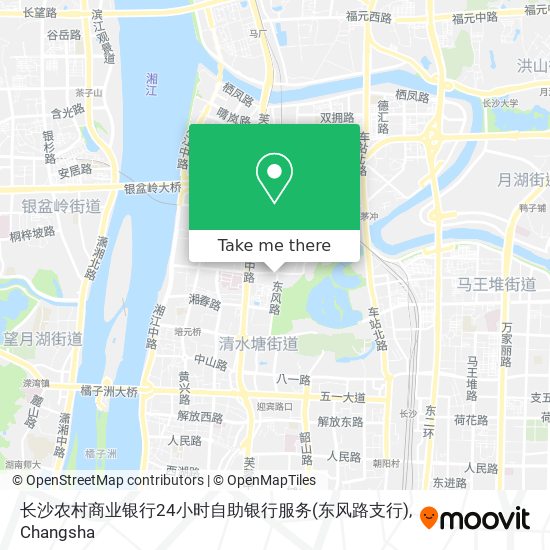 长沙农村商业银行24小时自助银行服务(东风路支行) map
