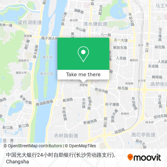 中国光大银行24小时自助银行(长沙劳动路支行) map