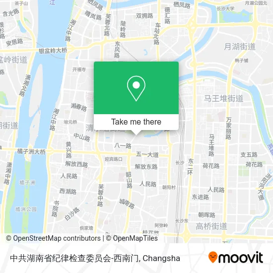 中共湖南省纪律检查委员会-西南门 map