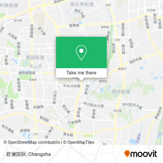君澜国际 map