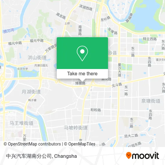 中兴汽车湖南分公司 map