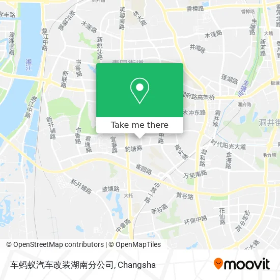 车蚂蚁汽车改装湖南分公司 map