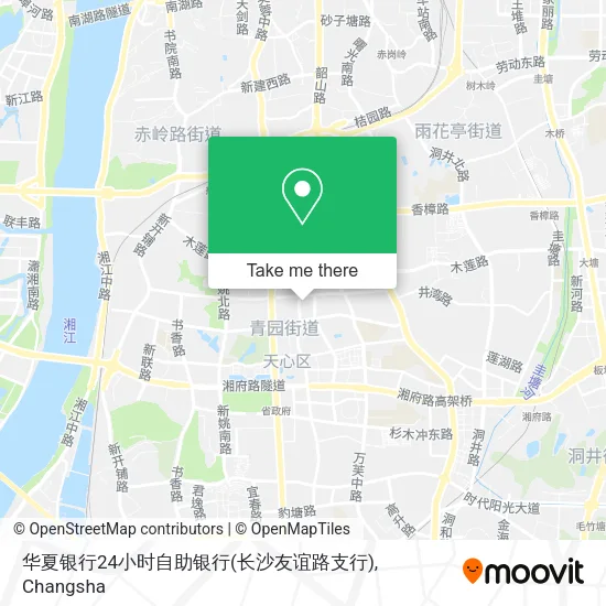 华夏银行24小时自助银行(长沙友谊路支行) map
