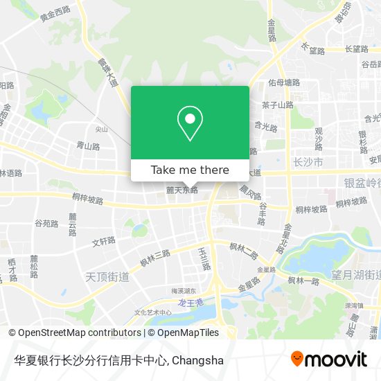 华夏银行长沙分行信用卡中心 map