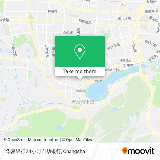 华夏银行24小时自助银行 map