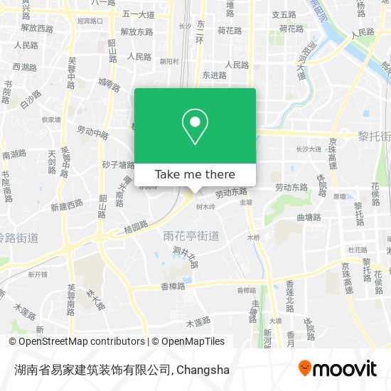 湖南省易家建筑装饰有限公司 map