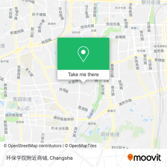 环保学院附近商铺 map