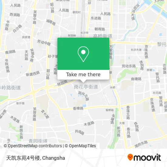 天凯东苑4号楼 map