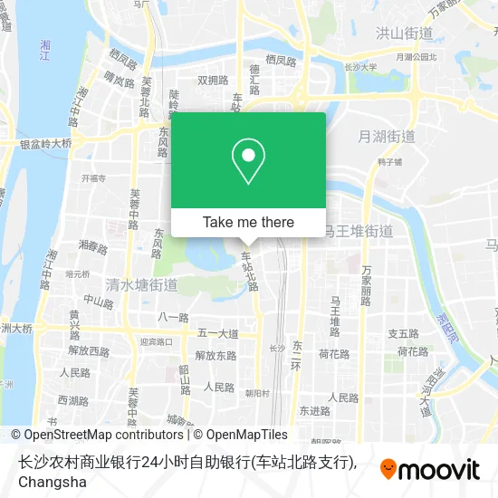 长沙农村商业银行24小时自助银行(车站北路支行) map
