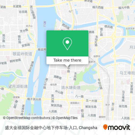盛大金禧国际金融中心地下停车场-入口 map