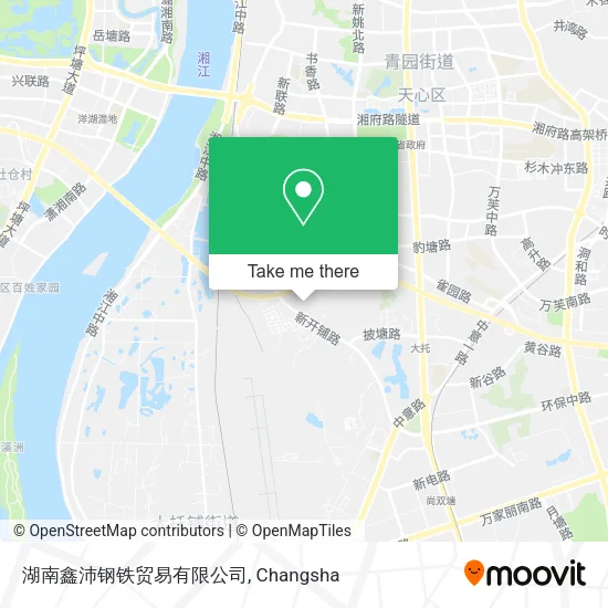 湖南鑫沛钢铁贸易有限公司 map