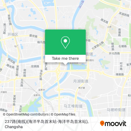 237路(南线)(海洋半岛首末站-海洋半岛首末站) map