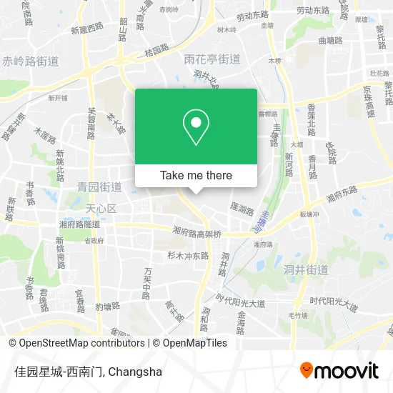 佳园星城-西南门 map