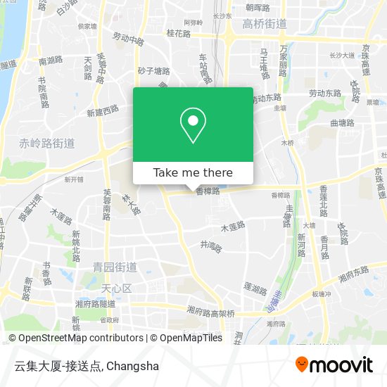 云集大厦-接送点 map