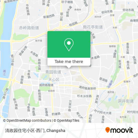 清政园住宅小区-西门 map