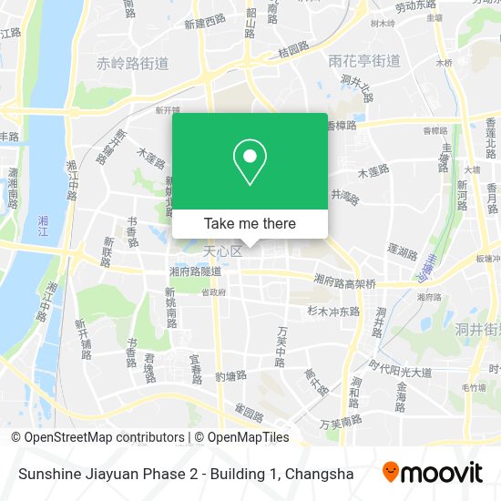 How To Get To 阳光嘉园二期 1栋in 天心区by Bus Or Metro