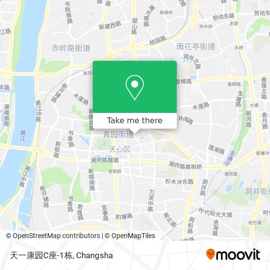 天一康园C座-1栋 map