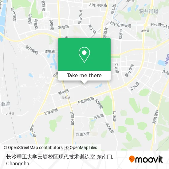 长沙理工大学云塘校区现代技术训练室-东南门 map