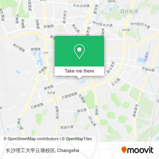 长沙理工大学云塘校区 map