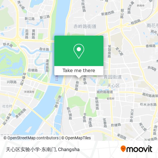 天心区实验小学-东南门 map