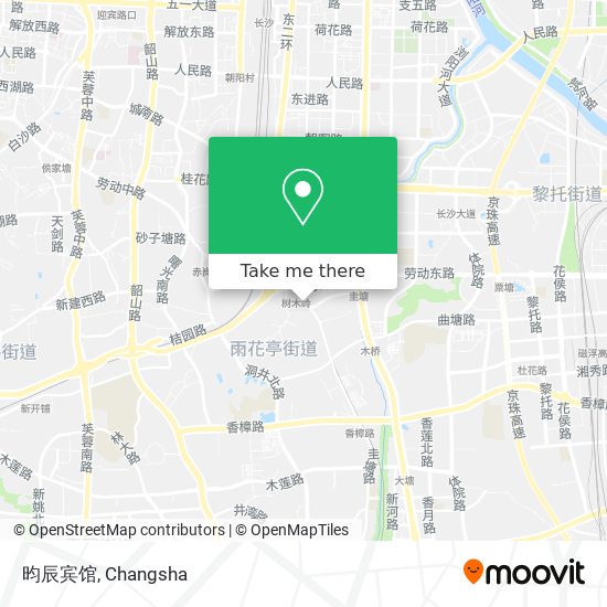 昀辰宾馆 map