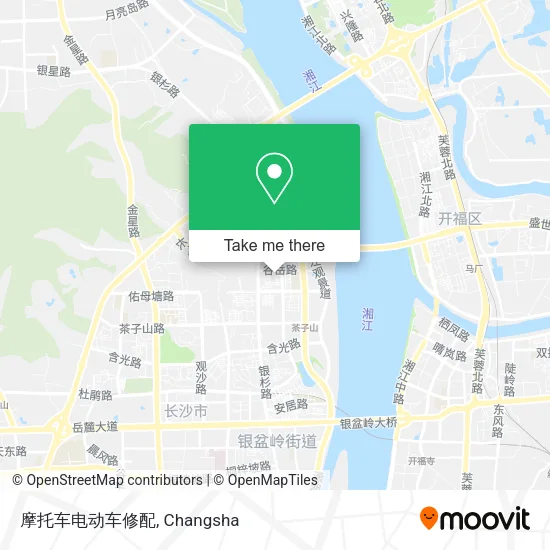 摩托车电动车修配 map