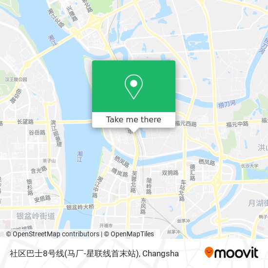 社区巴士8号线(马厂-星联线首末站) map
