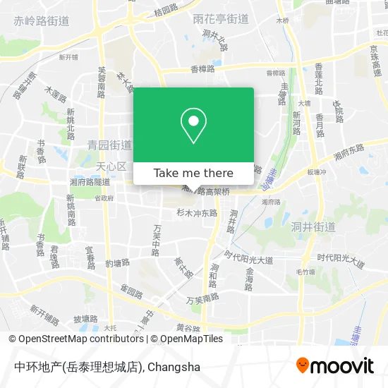 中环地产(岳泰理想城店) map