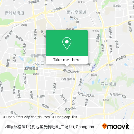和颐至格酒店(复地星光德思勤广场店) map