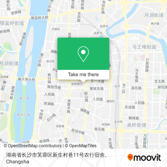 湖南省长沙市芙蓉区新生村巷11号农行宿舍 map