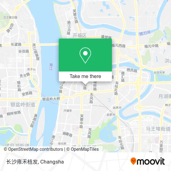 长沙雍禾植发 map