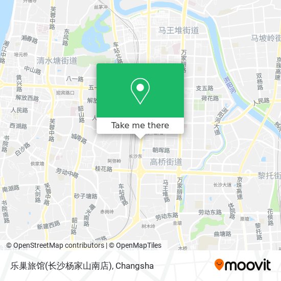 乐巢旅馆(长沙杨家山南店) map