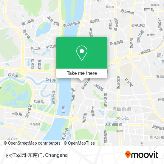 丽江翠园-东南门 map