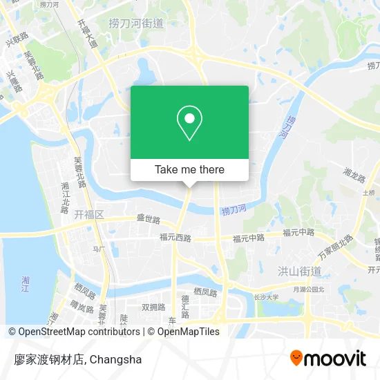 廖家渡钢材店 map