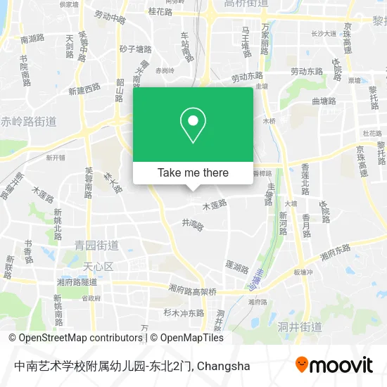 中南艺术学校附属幼儿园-东北2门 map