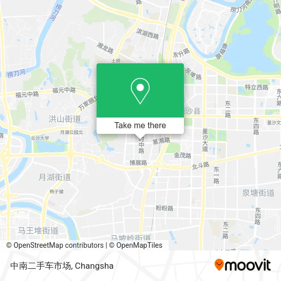 中南二手车市场 map