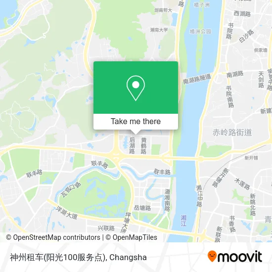 神州租车(阳光100服务点) map