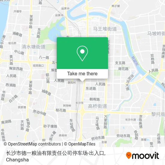 长沙市德一粮油有限责任公司停车场-出入口 map