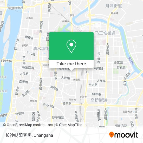 长沙朝阳客房 map