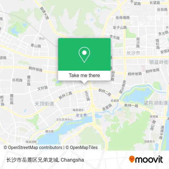 长沙市岳麓区兄弟龙城 map